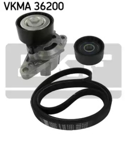 Поликлиновойремень / комплект SKF для NISSAN KUBISTAR (X76) 1.6 16V